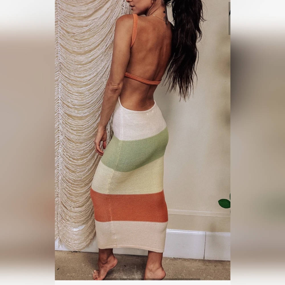Tulum Knit Maxi dress M
